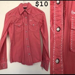 Western Button Down Blouse